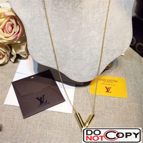 louis vuitton v necklace replica|louis vuitton pearl necklace.